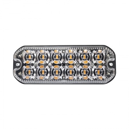 12 LED R65 Heavy-Duty Warning Lamp - Amber
